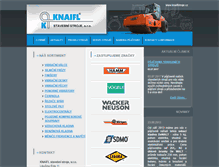 Tablet Screenshot of knaiflstroje.cz